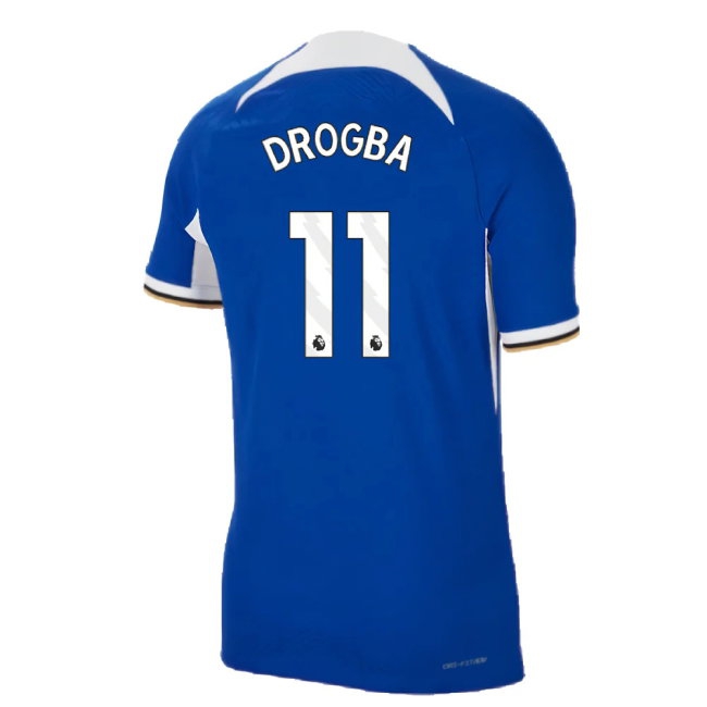 2023-2024 Chelsea Home Player Version Shirt (DROGBA 11) — Buy Online