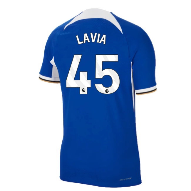 2023-2024 Chelsea Home Player Version Shirt (Lavia 45) — Shop Now