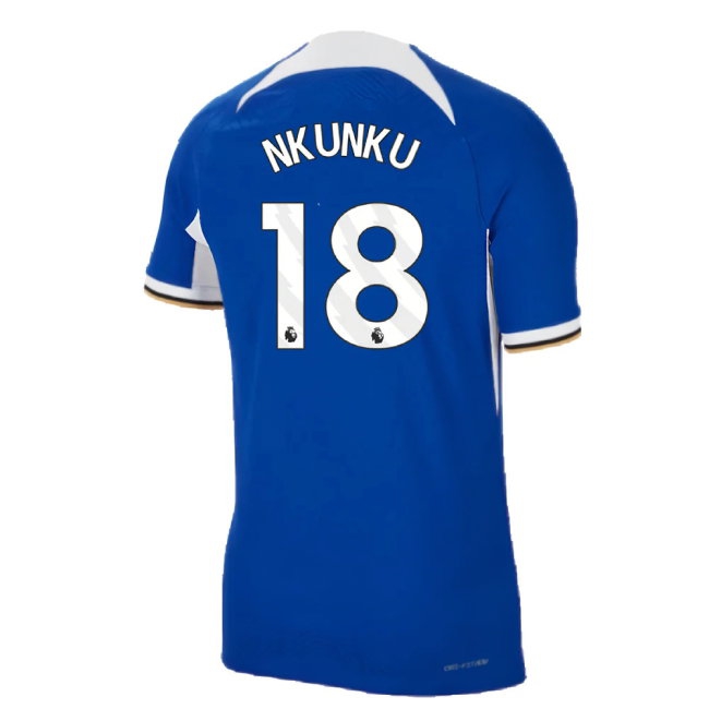 2023-2024 Chelsea Home Player Version Shirt (Nkunku 18) — Buy Online