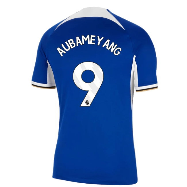 2023-2024 Chelsea Home Shirt (AUBAMEYANG 9) — Buy Now