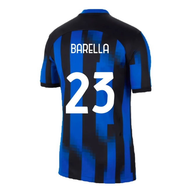 2023-2024 Inter Milan Home Shirt (Barella 23) — Shop Online