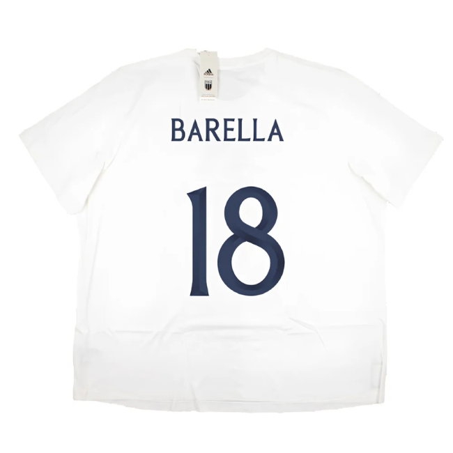 2023-2024 Italy DNA Graphic Tee (White) (BARELLA 18) — Buy Now