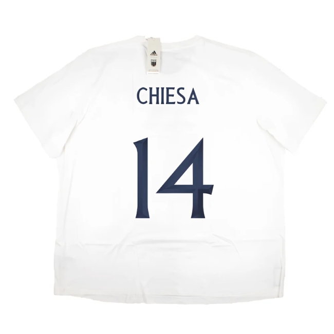 2023-2024 Italy DNA Graphic Tee (White) (CHIESA 14) — Buy Now