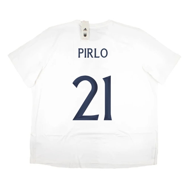 2023-2024 Italy DNA Graphic Tee (White) (PIRLO 21) — Buy Online