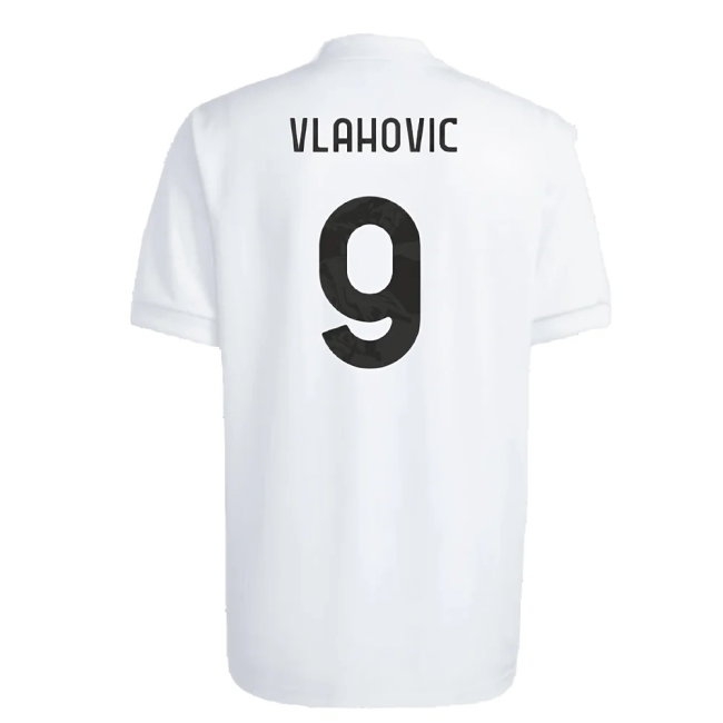 2023-2024 Juventus Icon Jersey (White) (VLAHOVIC 9) — Buy Now