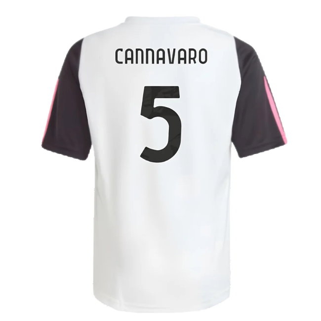 2023-2024 Juventus Training Shirt (White) - Kids (CANNAVARO 5) — Shop Now