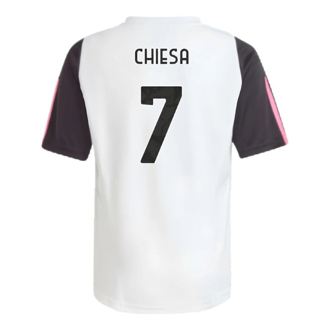 2023-2024 Juventus Training Shirt (White) - Kids (CHIESA 7) — Shop Online