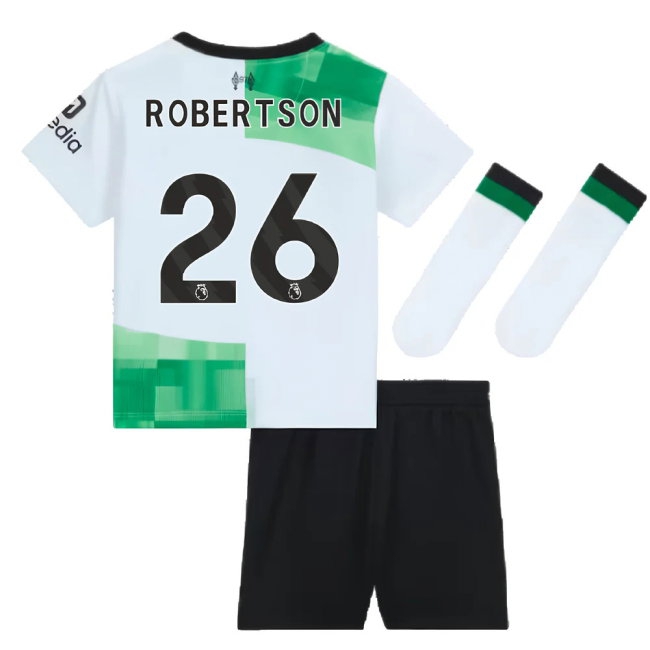 2023-2024 Liverpool Away Infant Baby Kit (Robertson 26) — Buy Online