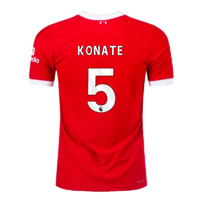 2023-2024 Liverpool Home Dri-Fit ADV Match Shirt (Konate 5) — Shop Online