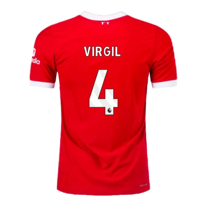 2023-2024 Liverpool Home Dri-Fit ADV Match Shirt (Virgil 4) — Shop Now