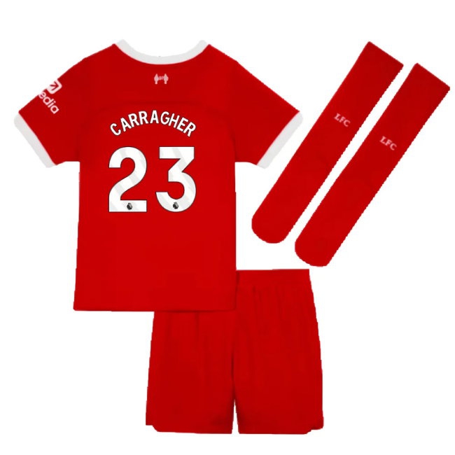 2023-2024 Liverpool Home Little Boys Mini Kit (Carragher 23) — Buy Now