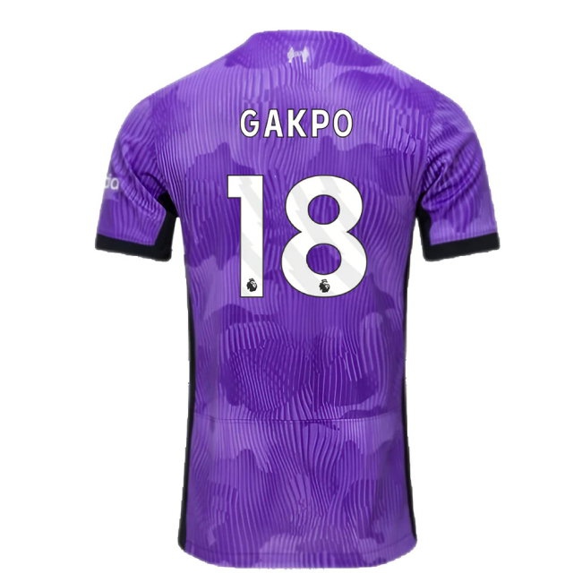 2023-2024 Liverpool Third Shirt (Kids) (Gakpo 18) — Shop Now
