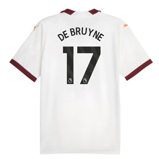 2023-2024 Man City Away Shirt (DE BRUYNE 17) — Buy Online
