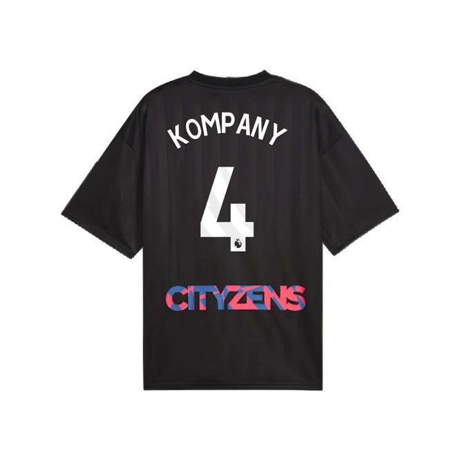 2023-2024 Man City FtblNrgy Jersey (Black) (KOMPANY 4) — Buy Now