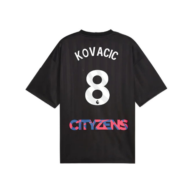2023-2024 Man City FtblNrgy Jersey (Black) (Kovacic 8) — Buy Online