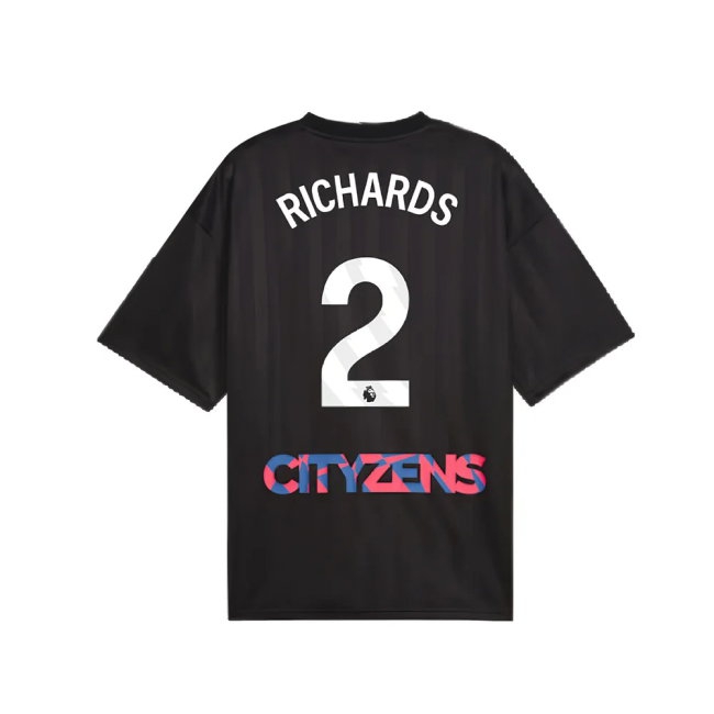 2023-2024 Man City FtblNrgy Jersey (Black) (RICHARDS 2) — Buy Online