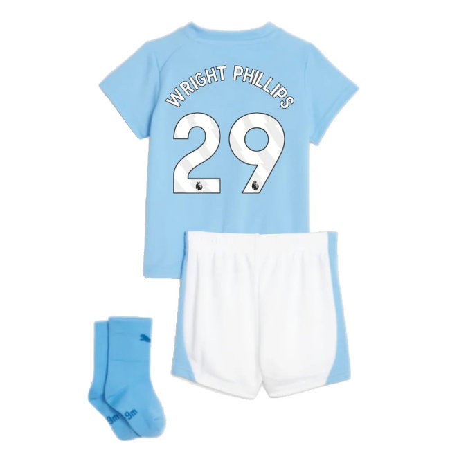 2023-2024 Man City Home Baby Kit (WRIGHT PHILLIPS 29) — Shop Online