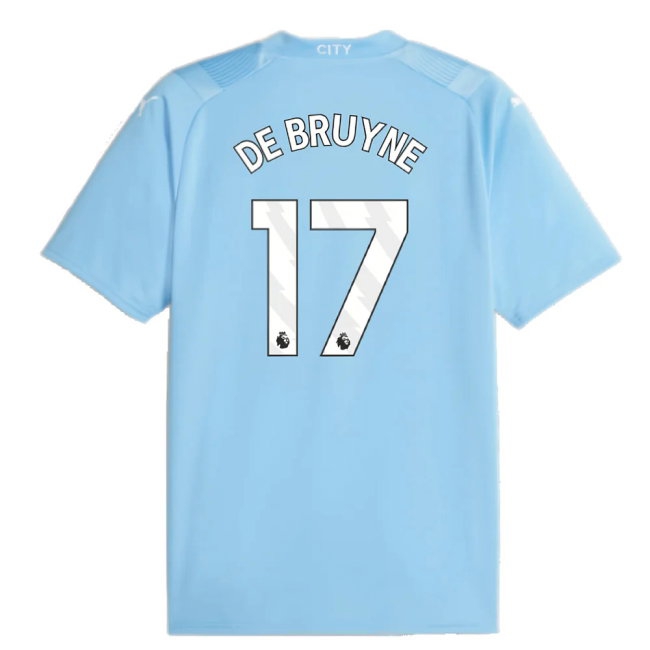 2023-2024 Man City Home Shirt (DE BRUYNE 17) — Buy Now