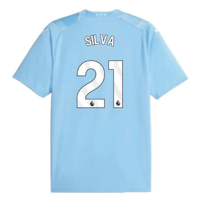 2023-2024 Man City Home Shirt (SILVA 21) — Buy Now
