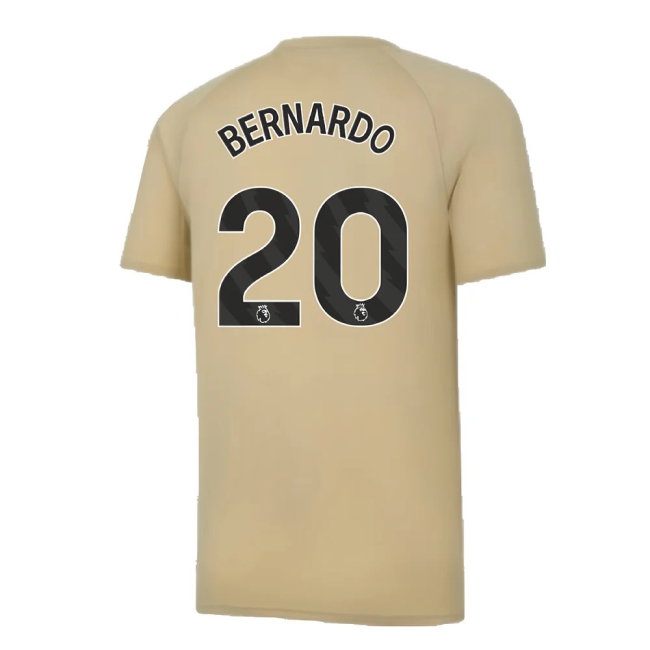 2023-2024 Man City Prematch SS Jersey (Granola) (BERNARDO 20) — Buy Now