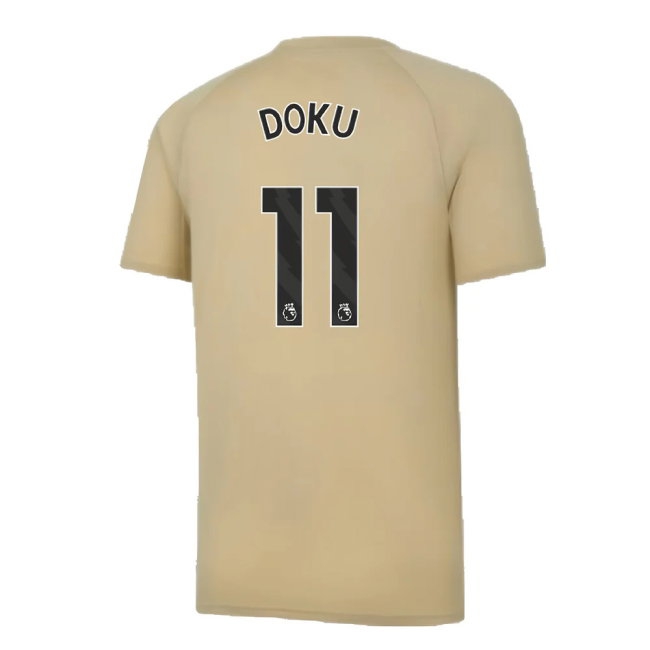 2023-2024 Man City Prematch SS Jersey (Granola) (Doku 11) — Shop Online