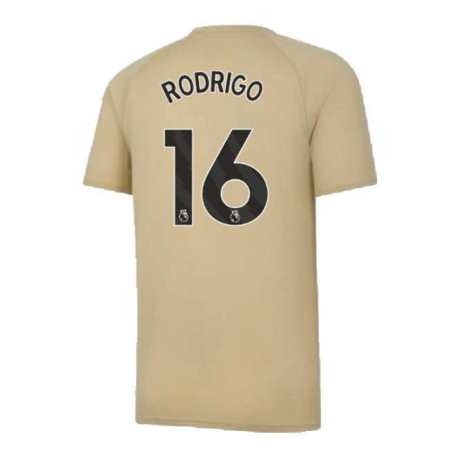 2023-2024 Man City Prematch SS Jersey (Granola) (RODRIGO 16) — Buy Online