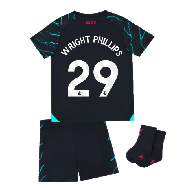 2023-2024 Man City Third Baby Kit (WRIGHT PHILLIPS 29) — Shop Now