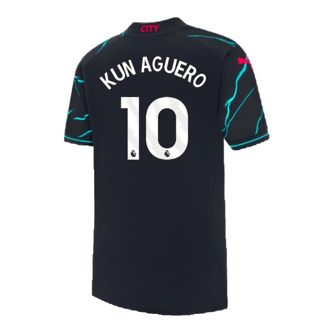 2023-2024 Man City Third Mini Kit (KUN AGUERO 10) — Shop Online