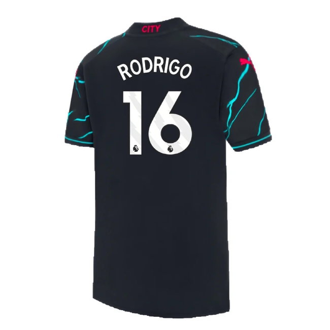 2023-2024 Man City Third Mini Kit (RODRIGO 16) — Buy Online