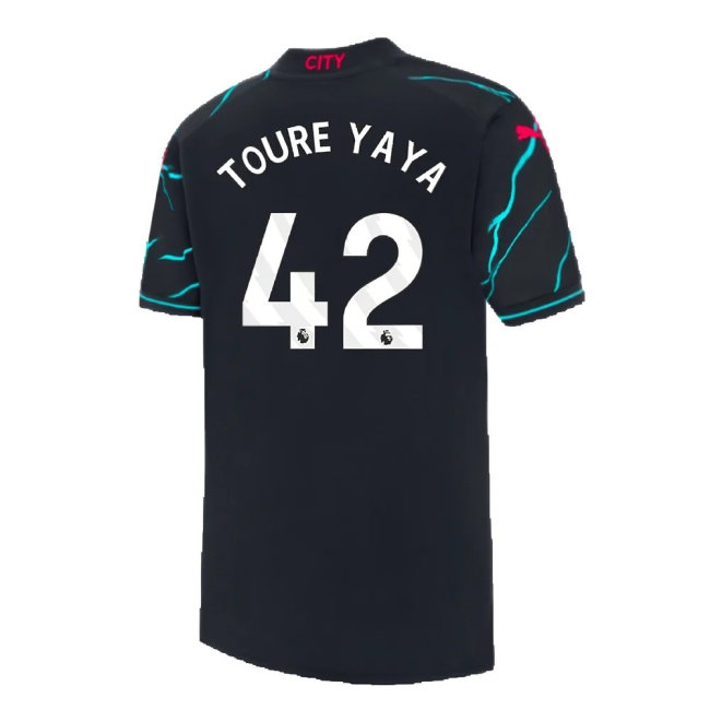 2023-2024 Man City Third Mini Kit (TOURE YAYA 42) — Shop Online