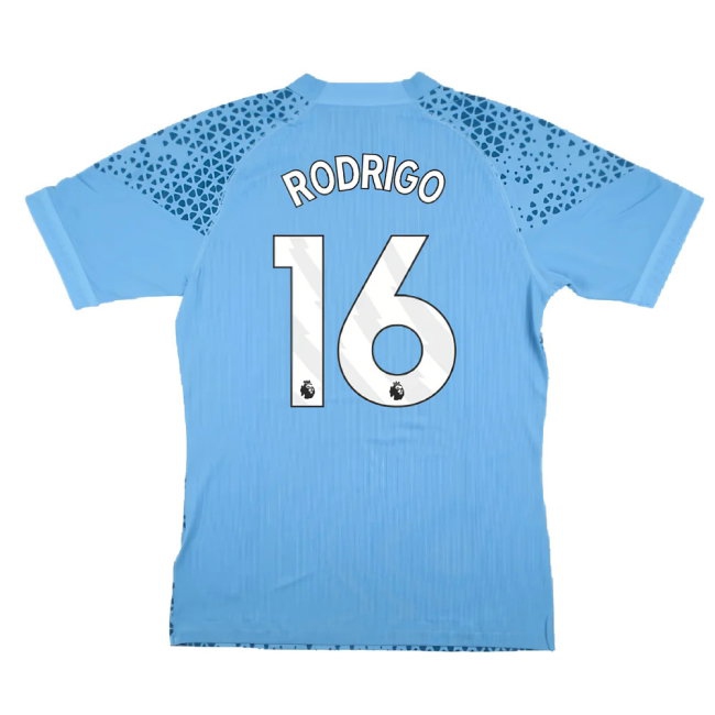 2023-2024 Man City Training Jersey Pro (Light Blue) (RODRIGO 16) — Buy Now