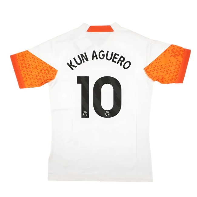 2023-2024 Man City Training Jersey Pro (Marble) (KUN AGUERO 10) — Buy Online