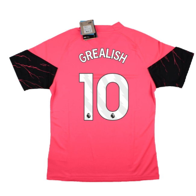 2023-2024 Man City Training Jersey (Sunset Glow) (GREALISH 10) — Shop Now