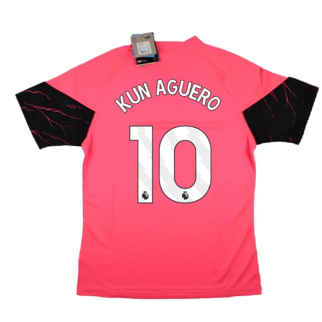 2023-2024 Man City Training Jersey (Sunset Glow) (KUN AGUERO 10) — Shop Now