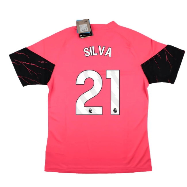 2023-2024 Man City Training Jersey (Sunset Glow) (SILVA 21) — Buy Now