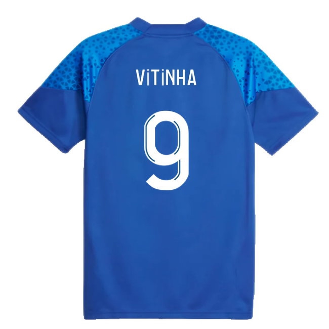 2023-2024 Marseille Training Jersey (Blue) (Vitinha 9) — Buy Online