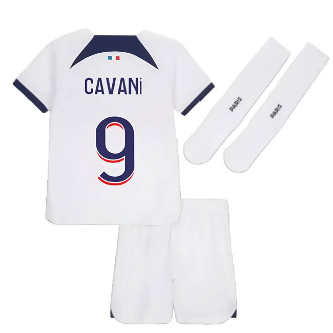 2023-2024 PSG Away Little Boys Mini Kit (Cavani 9) — Shop Now