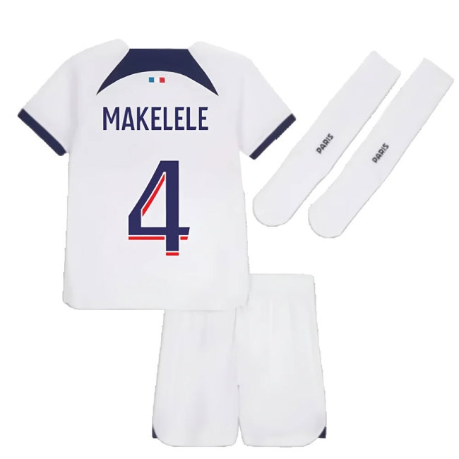 2023-2024 PSG Away Little Boys Mini Kit (Makelele 4) — Shop Online