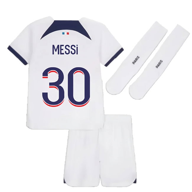 2023-2024 PSG Away Little Boys Mini Kit (Messi 30) — Buy Online