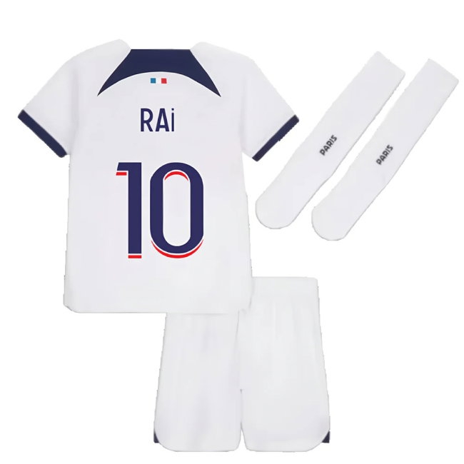 2023-2024 PSG Away Little Boys Mini Kit (Rai 10) — Buy Now