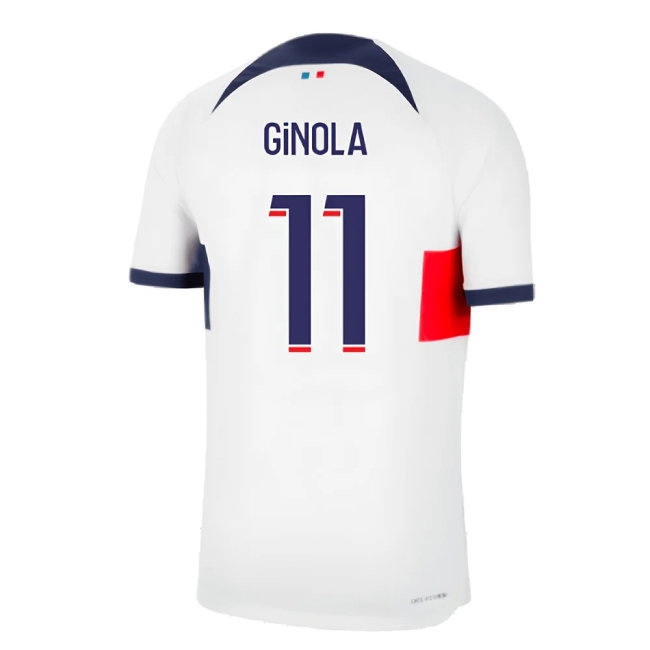 2023-2024 PSG Away Shirt (Ginola 11) — Buy Now