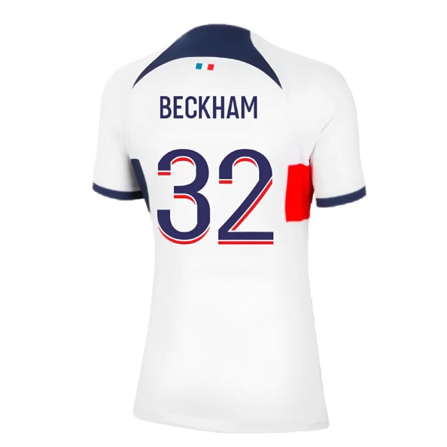 2023-2024 PSG Away Shirt (Womens) (Beckham 32) — Buy Online