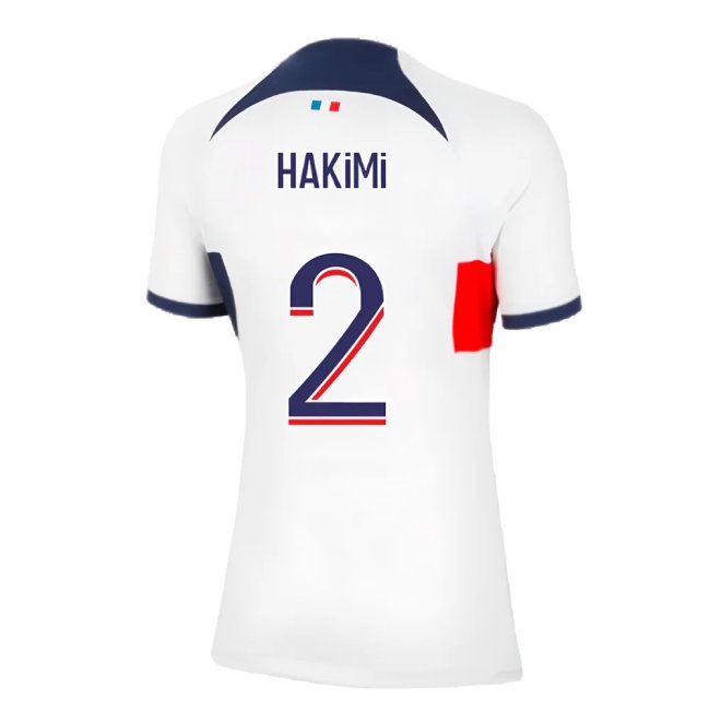 2023-2024 PSG Away Shirt (Womens) (Hakimi 2) — Shop Now