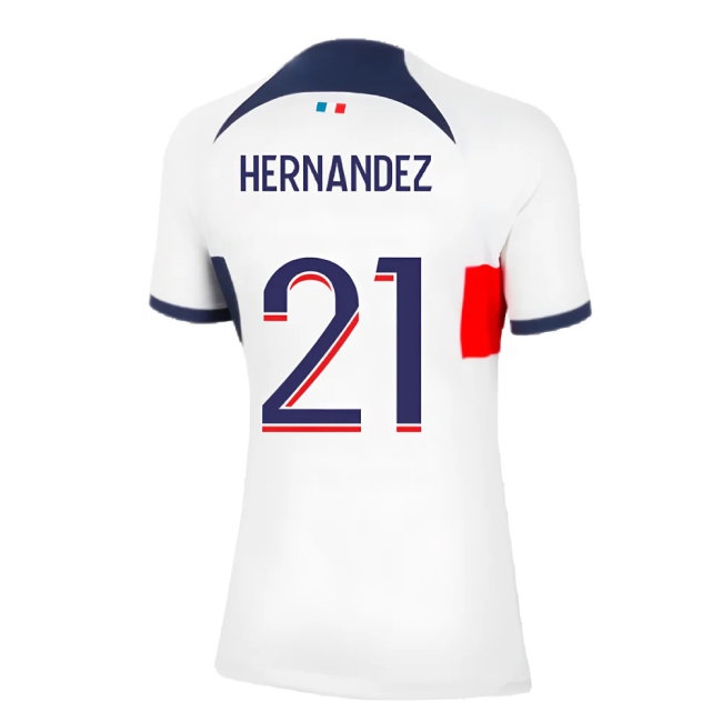 2023-2024 PSG Away Shirt (Womens) (Hernandez 21) — Buy Now