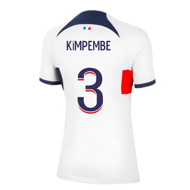 2023-2024 PSG Away Shirt (Womens) (Kimpembe 3) — Buy Now