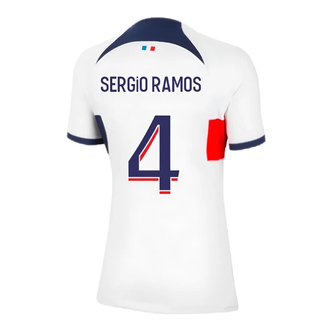2023-2024 PSG Away Shirt (Womens) (Sergio Ramos 4) — Shop Now