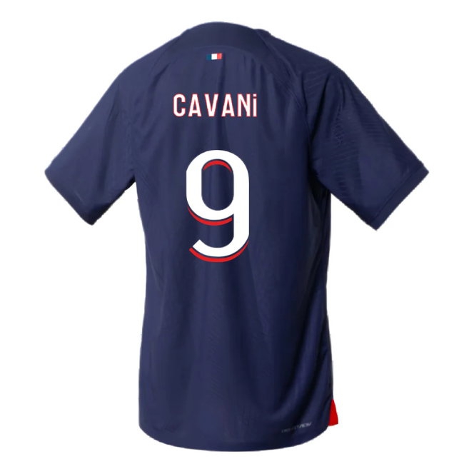 2023-2024 PSG Home Match Player Version Shirt (Cavani 9) — Shop Now