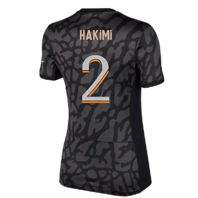 2023-2024 PSG Third Shirt (Womens) (Hakimi 2) — Shop Online