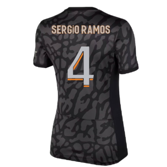 2023-2024 PSG Third Shirt (Womens) (Sergio Ramos 4) — Shop Now