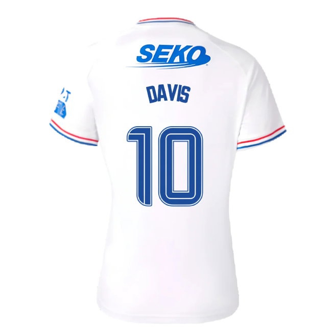 2023-2024 Rangers Away Shirt (Ladies) (Davis 10) — Buy Online